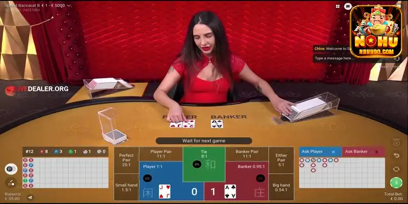 Sảnh live casino có sự xuất hiện của các MC chuyên nghiệp