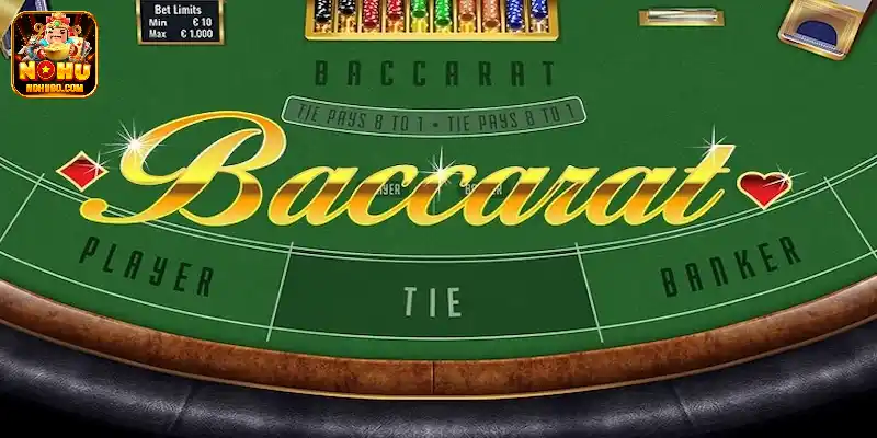 Baccarat nohu90 là game bài phổ biến được yêu thích nhất